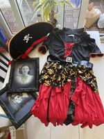 Halloween Pirate Costume - Size M - Includes a hat