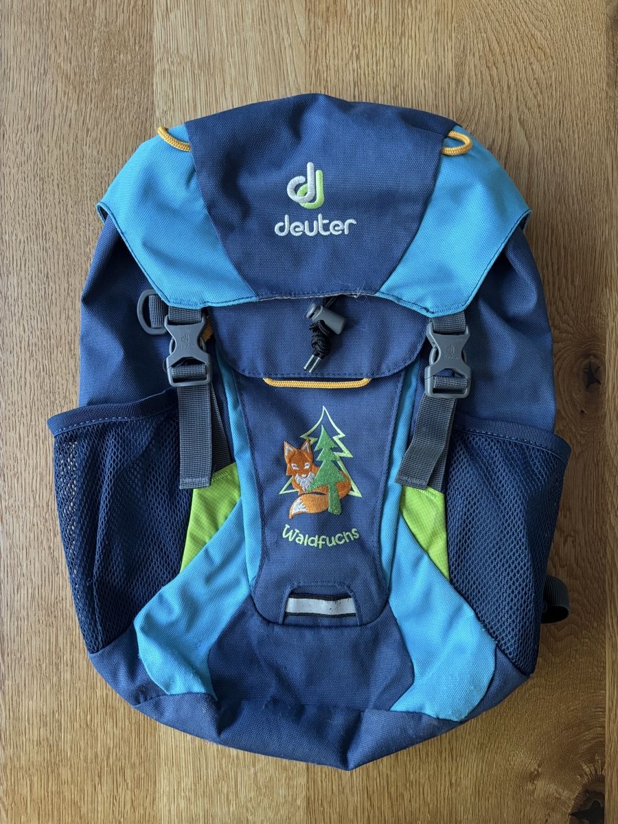 Deuter Kindertaschen: Rucksack Deuter Waldfuchs blau gutem Zustand – Gebraucht aus Elgg von MGE8418