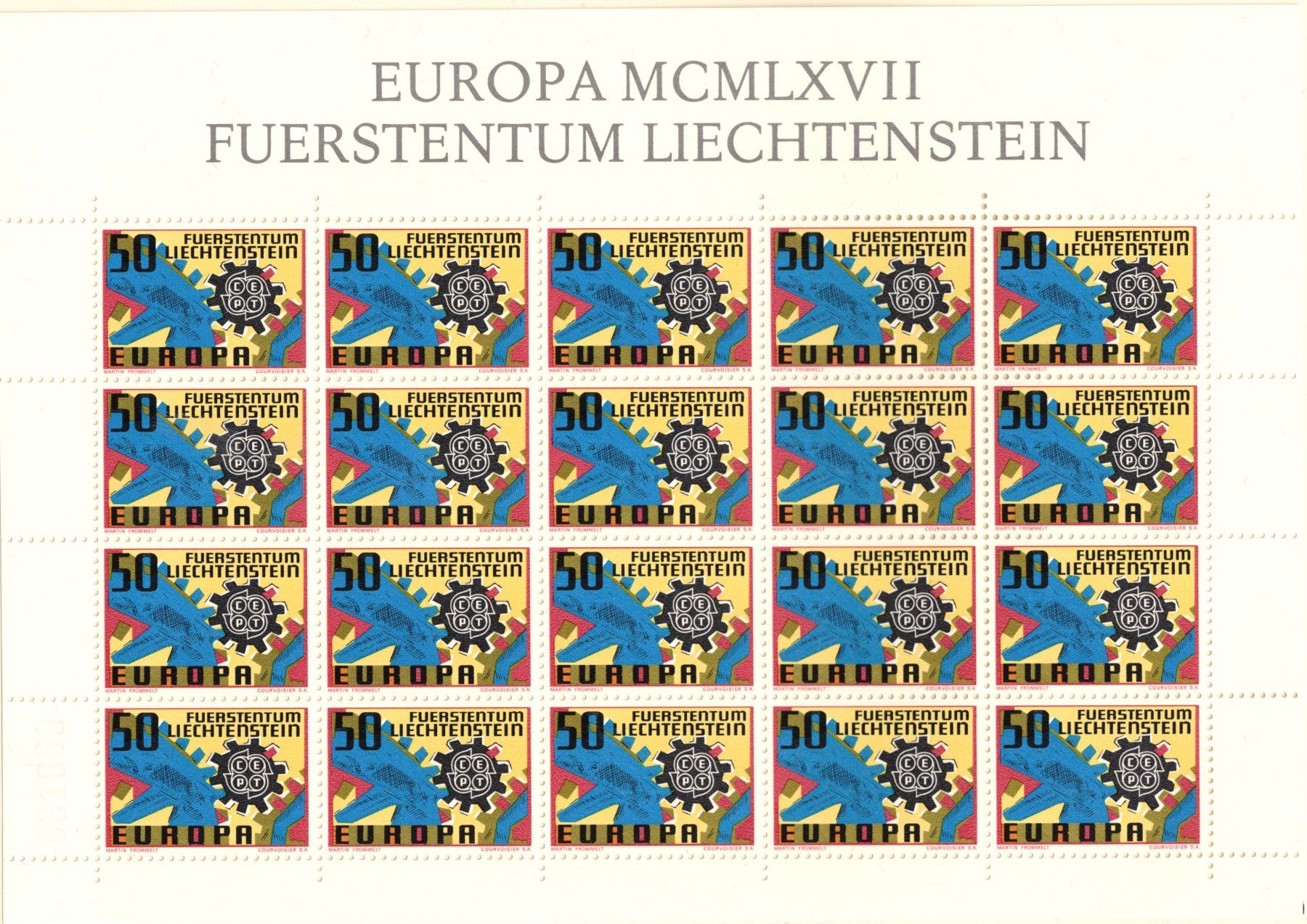 Tutti i francobolli: Kleinbogen  EUROA  1967          postfrisch – Nuovo (secondo la descrizione) da Mellingen venduto da Ginger