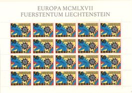 Kleinbogen  EUROA  1967          postfrisch