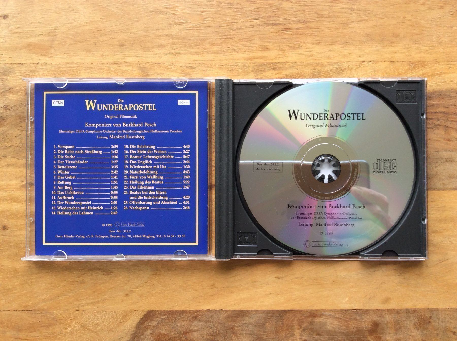 CDs: CD Burkhard Pesch – Der Wunderapostel – Gebraucht aus Horgen von flyingpenguin2000 1