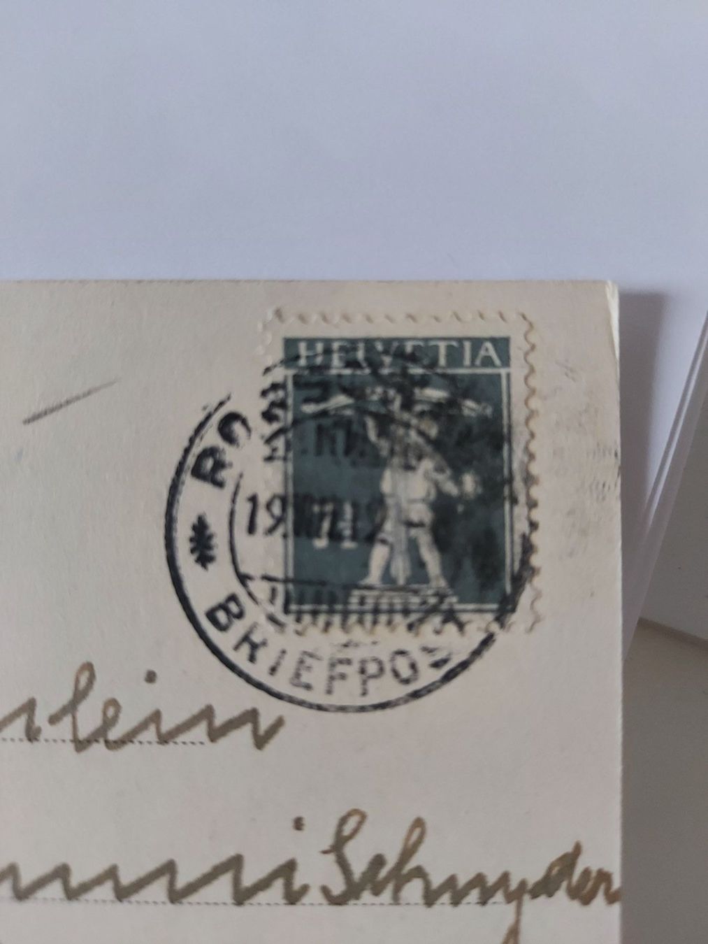 Cartoline postali: Oblegisee  (GL) um 1912 – Usato da Lyss venduto da rochen54 2