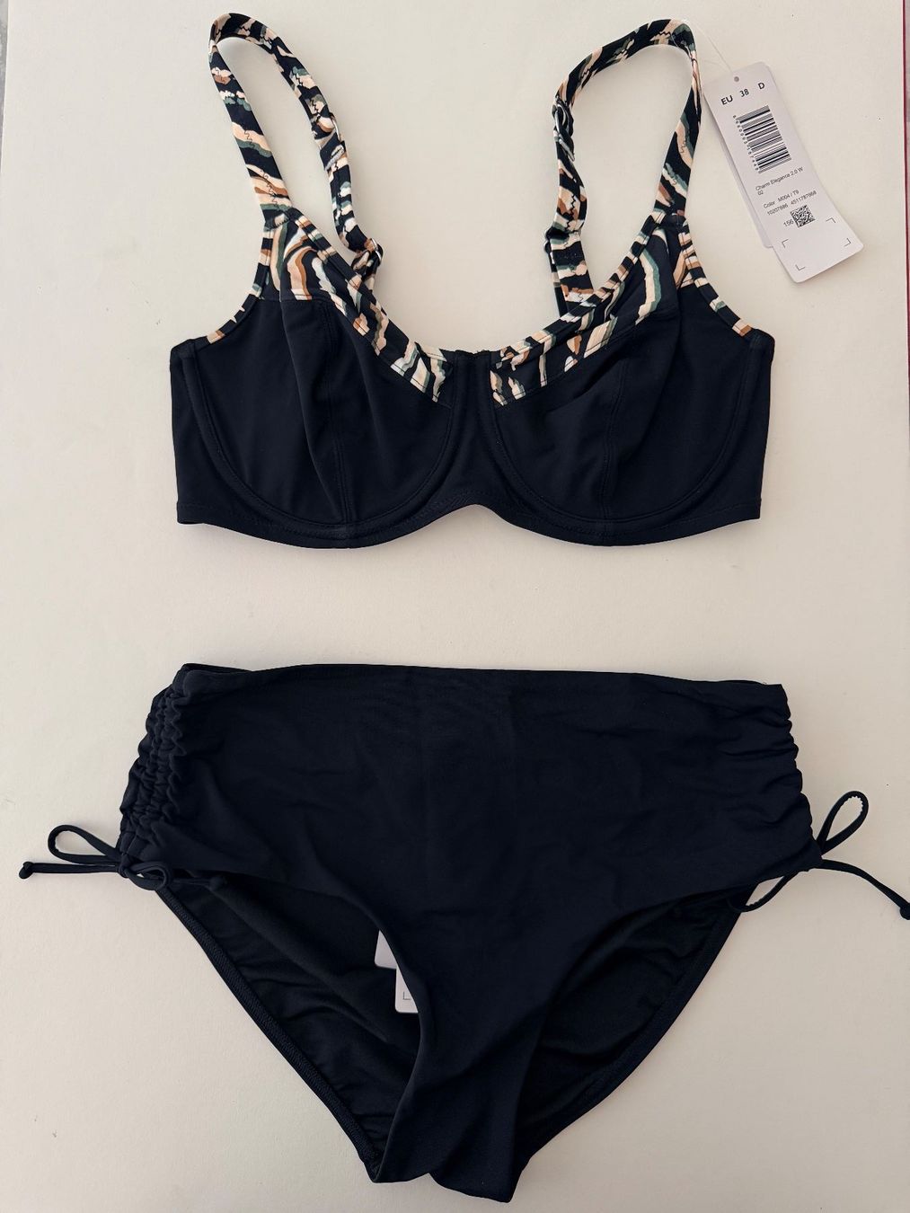 Triumph Maillots de bain & Bikinis: TRIUMPH, Bikini CHARM ELEGANCE, Grösse 38D/38, Farbe Schwarz – Neuf avec emballage d'origine à Rudolfstetten par gst_g7xl 4