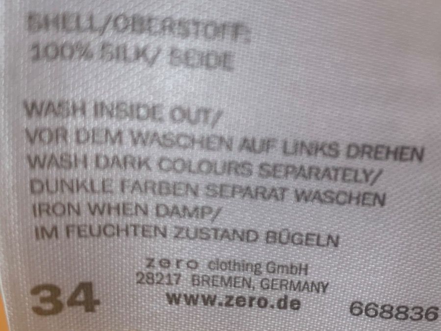 Camicette: Bluse von Zero, 100 % Seide – Usato da Zürich venduto da Nora321 7