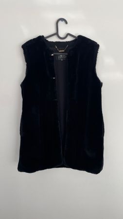 7 For All Mankind Faux Fur Gilet - XS