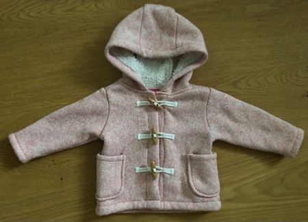 gefütterte Strickjacke in Gr. 68