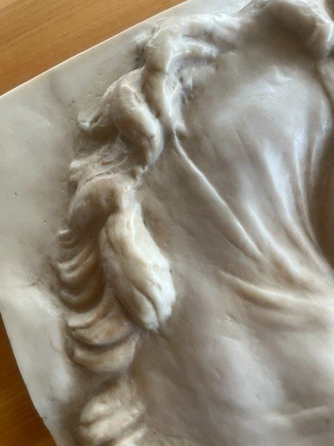 Statuette: Rassiger Hengstkopf aus stein – Usato da Romanshorn venduto da Knut4 2