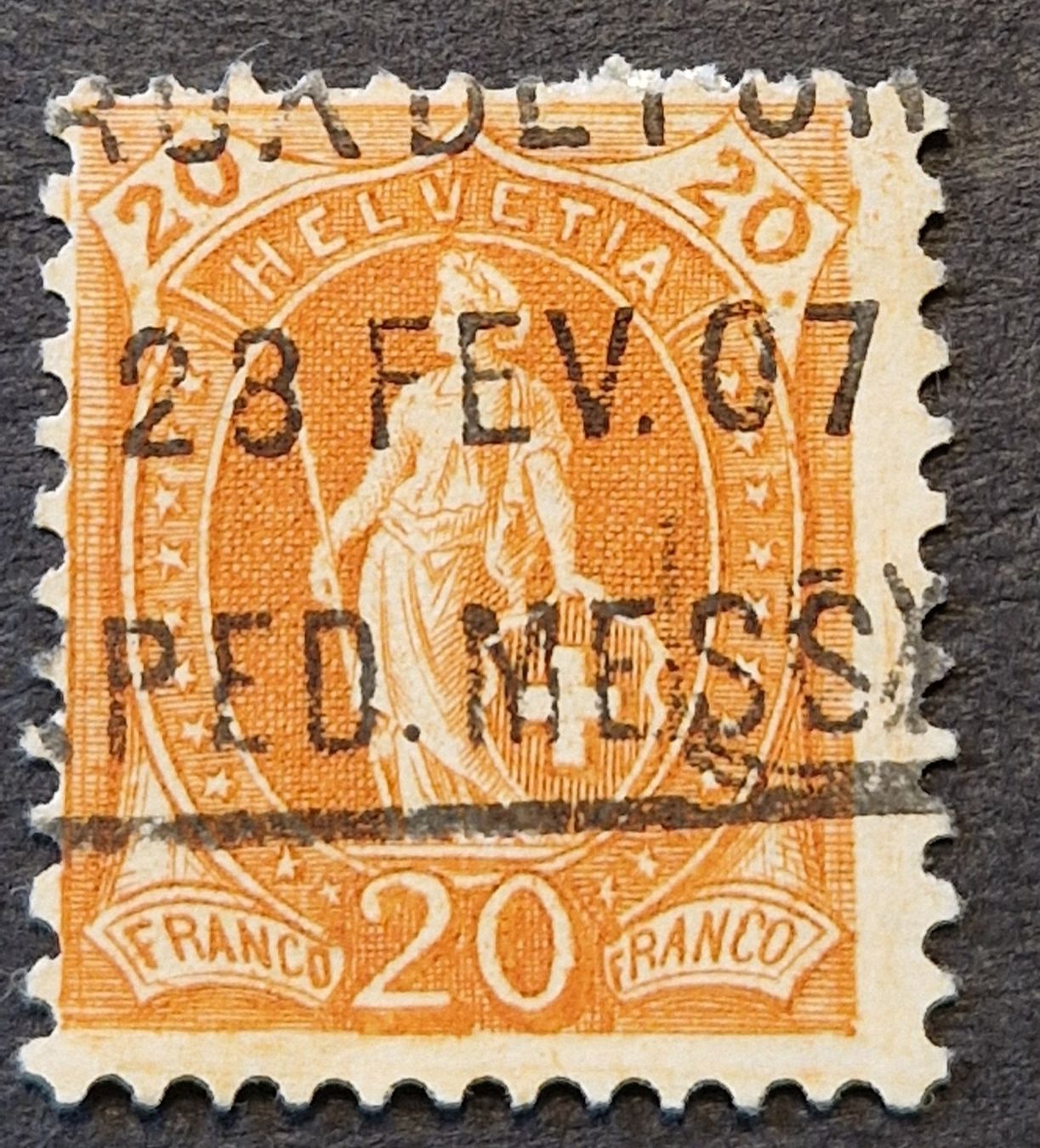 Tous les timbres: 86A Feld 82 – D'occasion à Wichtrach par As78