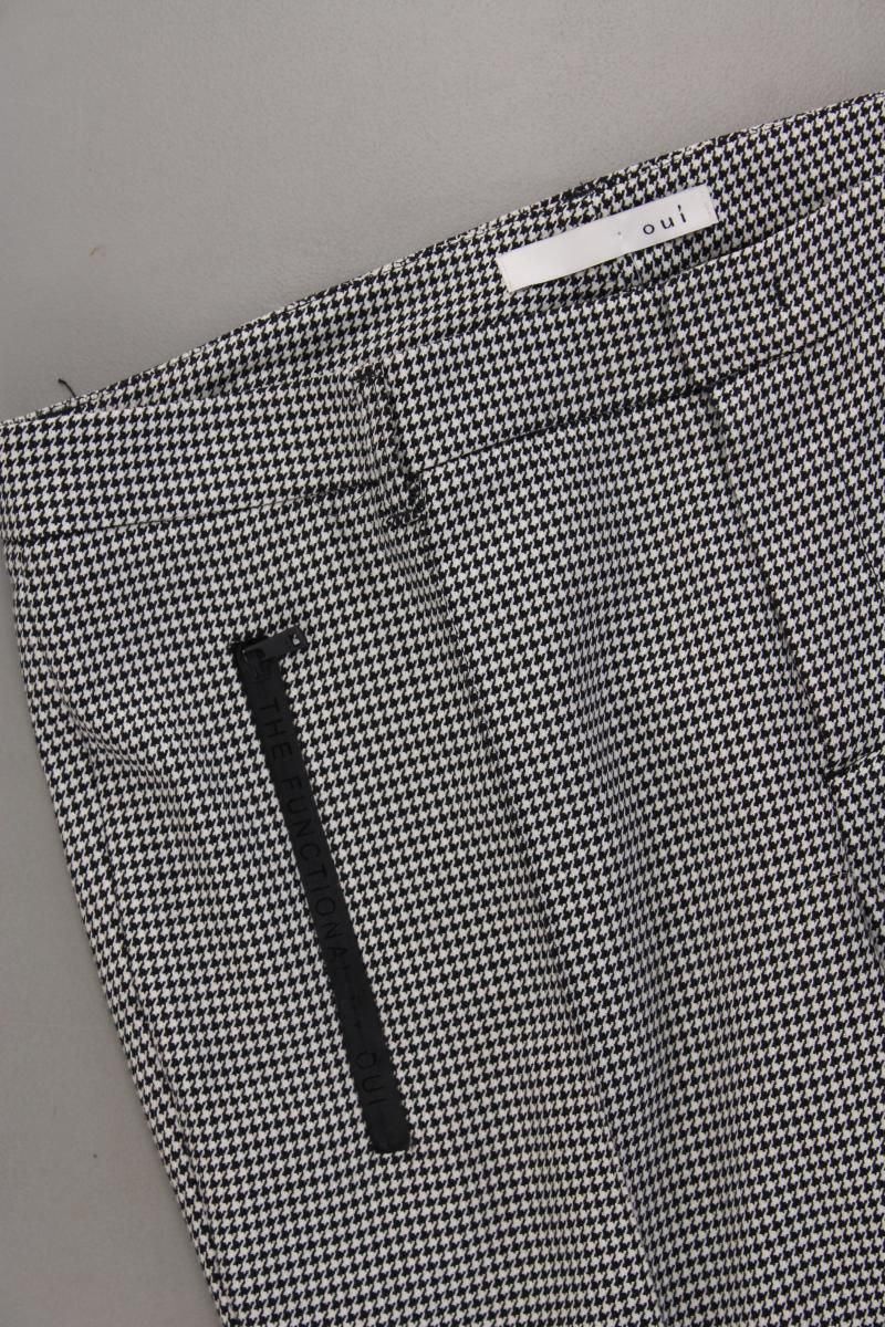 Pantaloni: Oui Stoffhose Gr. 40 hahnentritt grau – Usato da Neustadt an der Waldnaab venduto da SecondLifeFashion 1