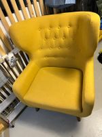 Sessel & Hocker von The Sofa Company – Gelb mit Eichenfüssen
