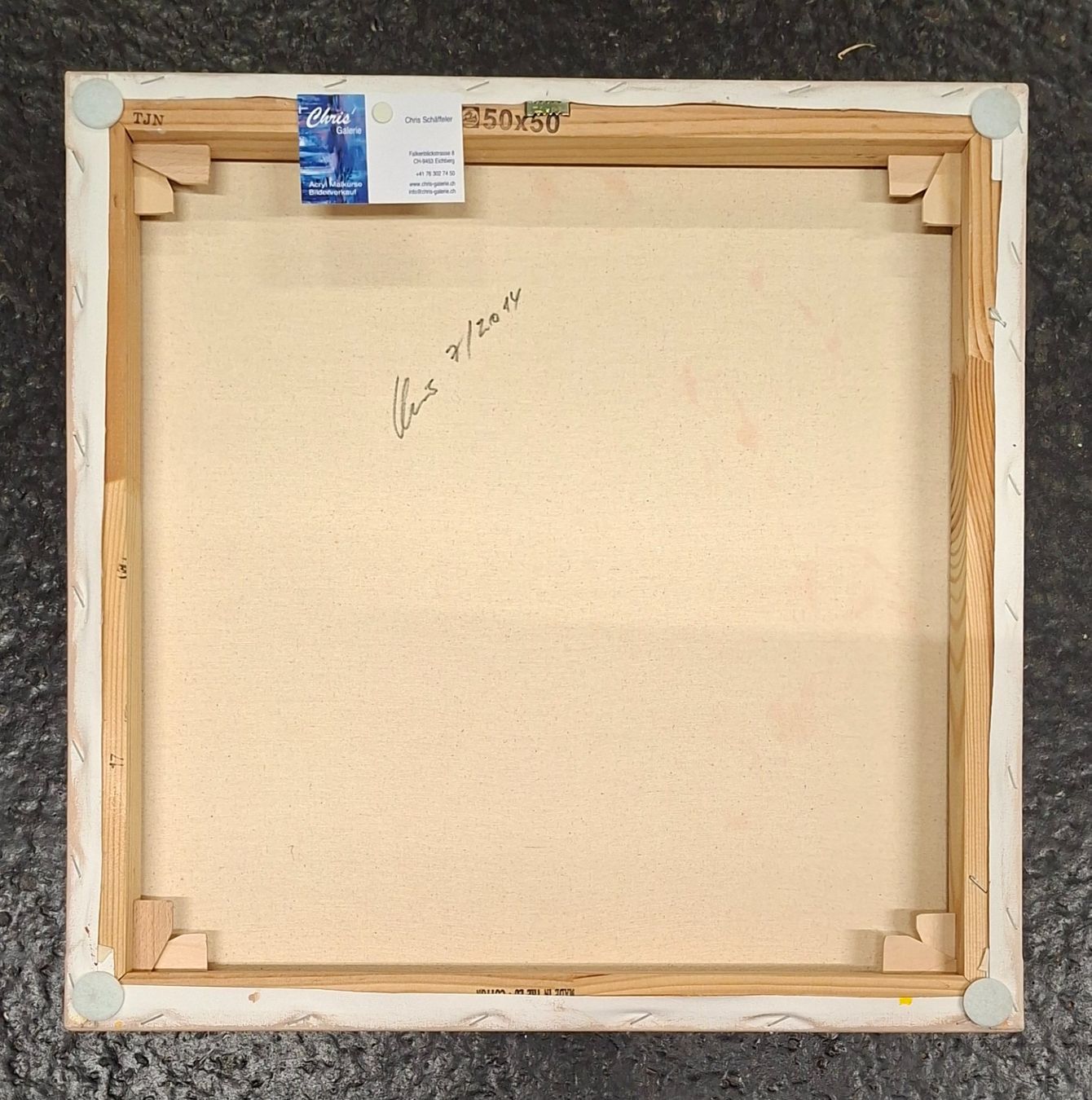 Dipinti: Schäffeler Chris, Eichberg, 2 x abstrakte Blumen, 2014, Dek – Usato da St. Gallen venduto da BlauesKreuzSG-App 3
