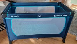 Hauck Dream N Play Water blue 60 x 120 cm. INKL. MATRATZE.