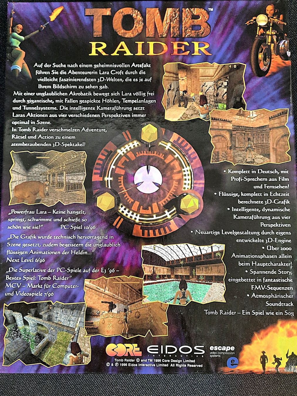 Jeux: CORE DESIGNE/EIDOS: "Tomb Raider 1" – D'occasion à Beinwil am See par Restwert_Beinwil 1