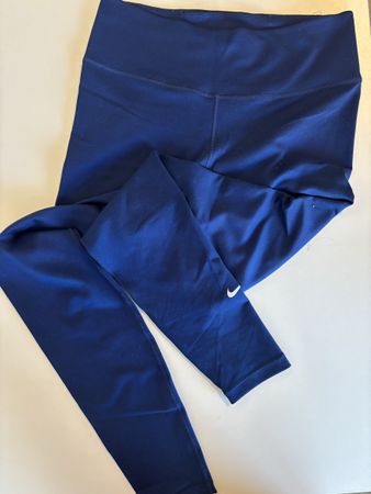 Nike Dri-Fit Leggings Navy Blue Size M