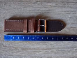 24mm Bracelet de montre en cuir