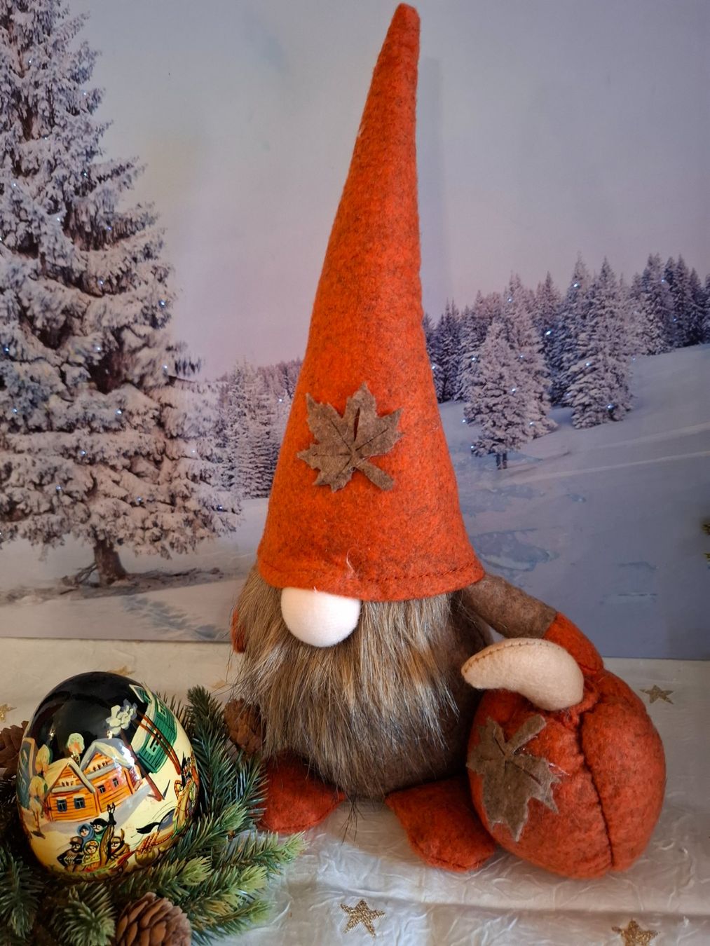 Alle Dekorationen: 2 WICHTEL MIT KLANG - EI WINTERMOTIV – Neu (gemäss Beschreibung) aus Gretzenbach von schibaya 9
