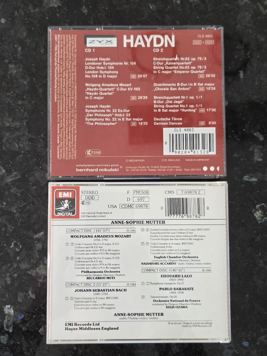 CDs: Haydn / Anne - Sophie Mutter  – D'occasion à Müntschemier par Fee_00 1