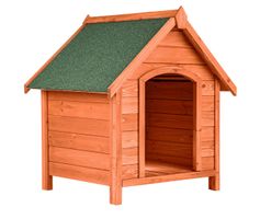 Hundehütte Bailey aus lasiertem Holz, wetterfest, 72 x 65 x