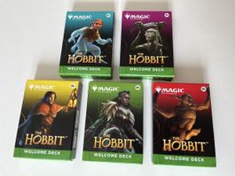 Magic The Gathering The Hobbit 5 Welcome Decks New