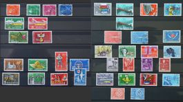 Briefmarkensammlung Schweiz 1952 bis 1969, gestempelt