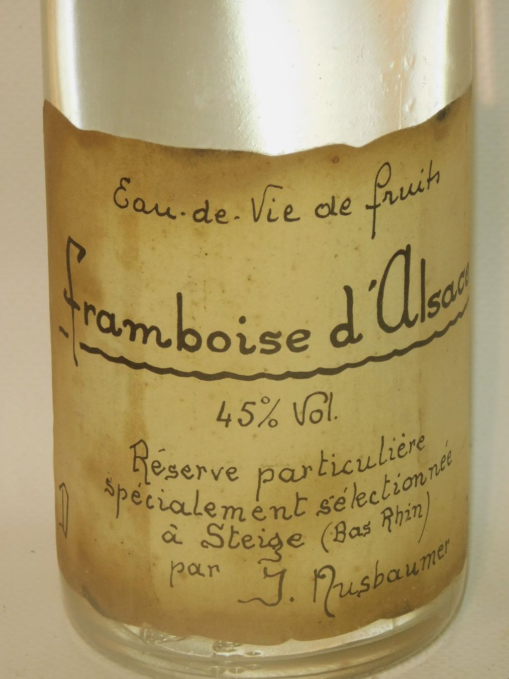 Spirituosen: Nusbaumer Eau de Vie Framboise Dalasce Reserve 1990s – Neu (gemäss Beschreibung) aus Emmenbrücke von Ulisse-22 1