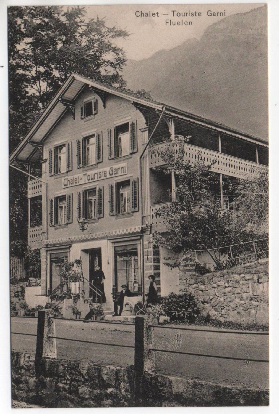 Cartoline postali: FLÜELEN Chalet-Touriste Garni – Nuovo (secondo la descrizione) da Jona venduto da philajona