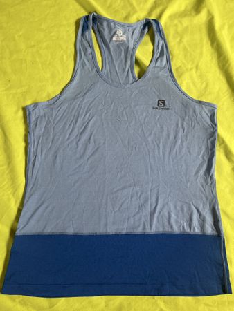 Salomon Damen Tanktop, Sportshirt Gr. S, Blau