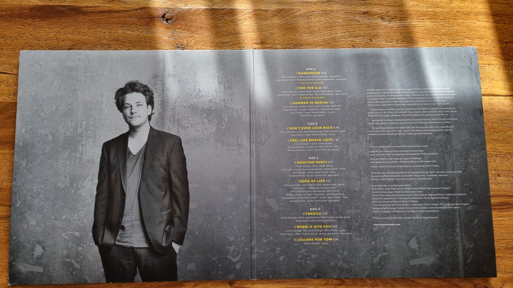 Schallplatten: SIMON OSLENDER - "About Time" - Vinyl – Gebraucht aus Hedingen von guarder 1