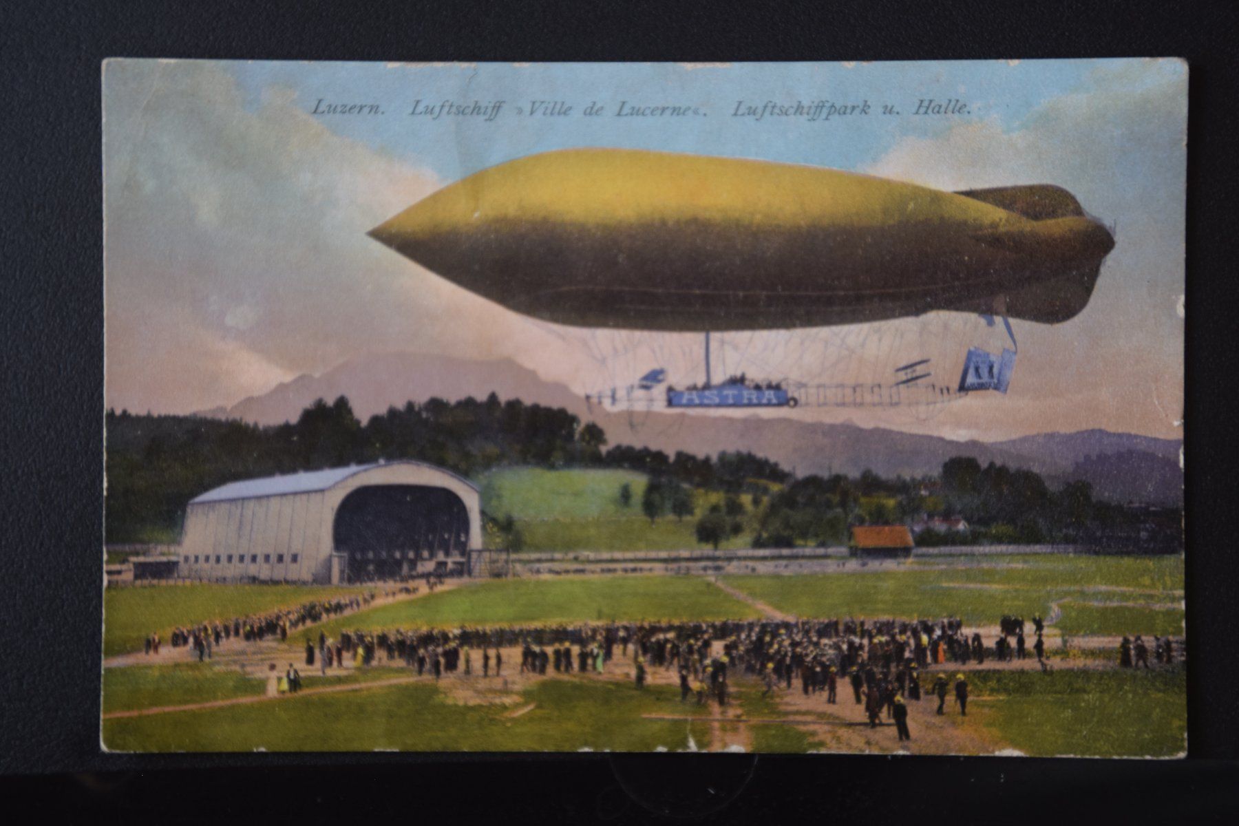Cartoline postali: AK Luzern, Luftschiff – Usato da Luzern venduto da CH2018