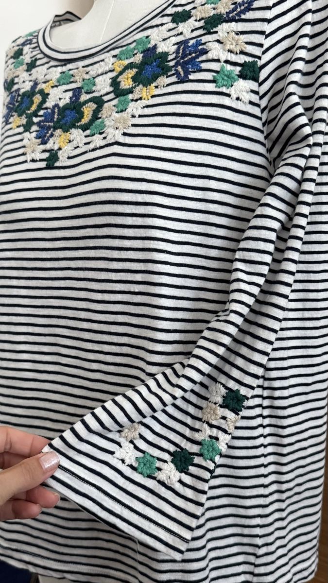 Camicette: Langarmshirt gestreift  – Nuovo (secondo la descrizione) da Mörigen venduto da TimelessFinds 1