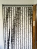 Fliegenvorhang 90 x 200 Chenille weiss hellgrau
