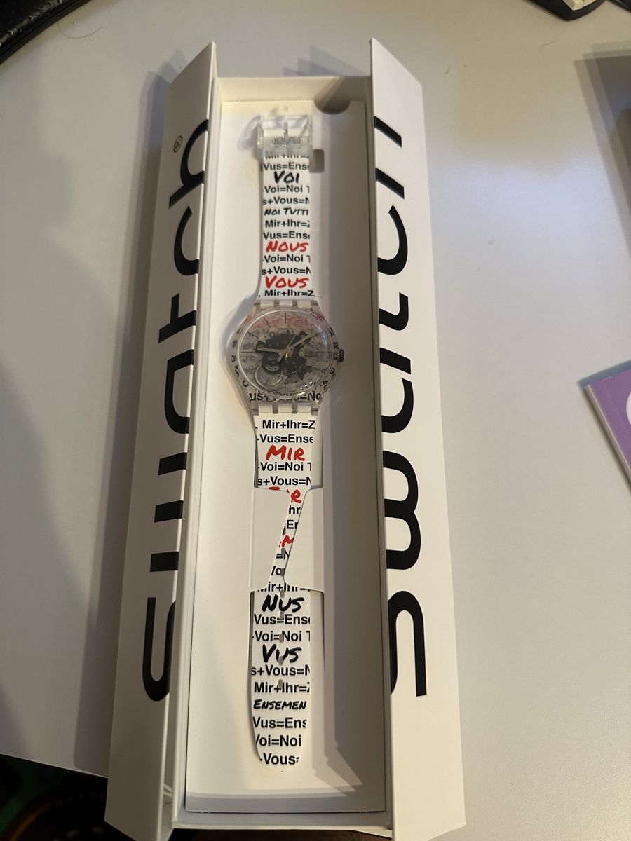 Swatch Orologi: Swatch Uhr Aktionärsuhr 2026 – Nuovo e nell'imballaggio originale da Gattikon venduto da Webdave 1