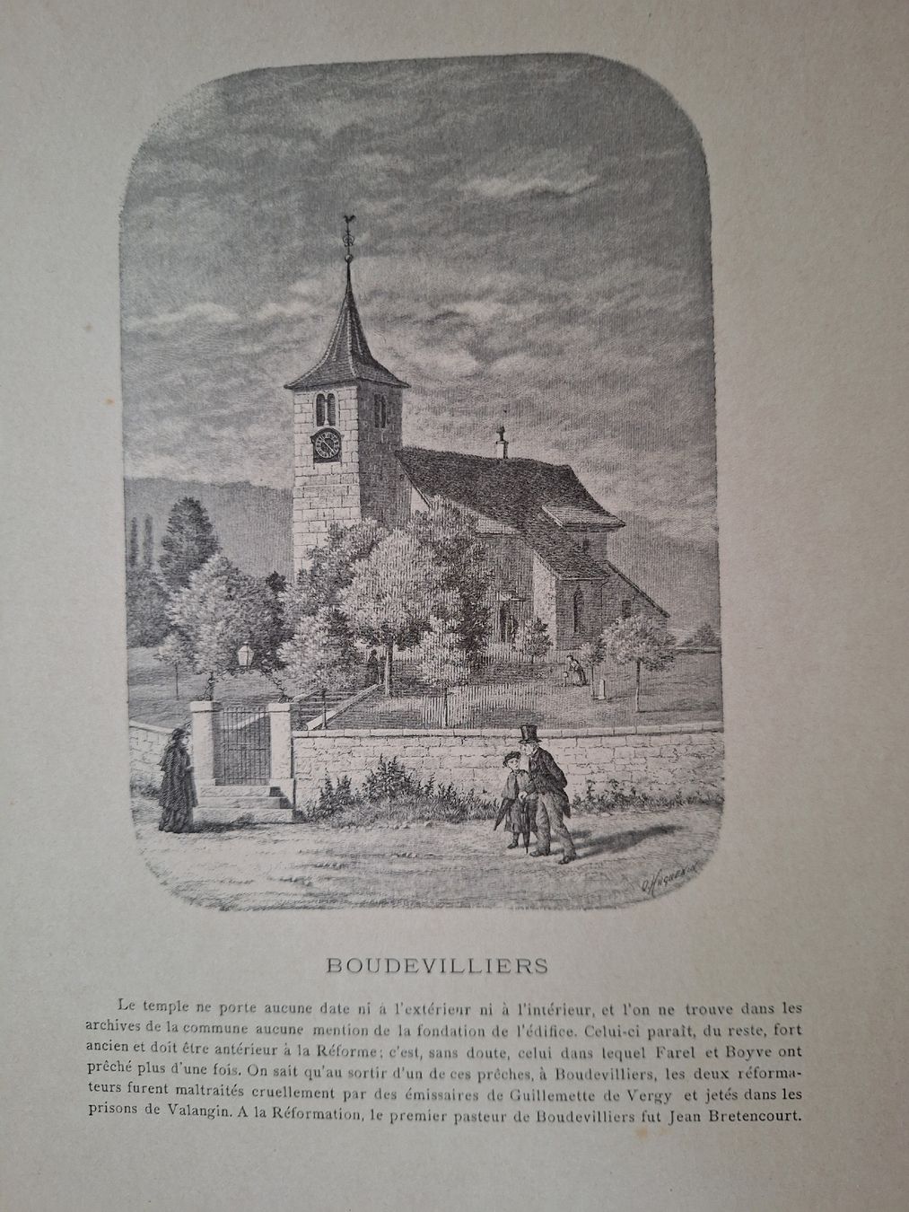 Gravures: BOUDEVILLIERS – D'occasion à Bevaix par bohrap