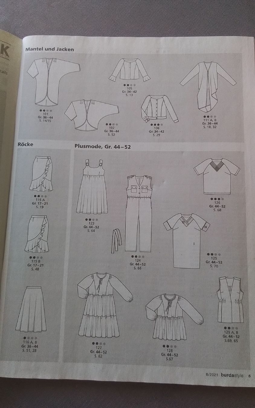 Cartamodelli: Burda Style 6/2021, komplett mit Schnittmusterbogen – Nuovo (secondo la descrizione) da Würenlingen venduto da puntala 4