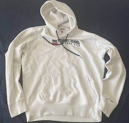 Tommy Jeans Hoodie  Weiss Grsse L Neuer Zustand