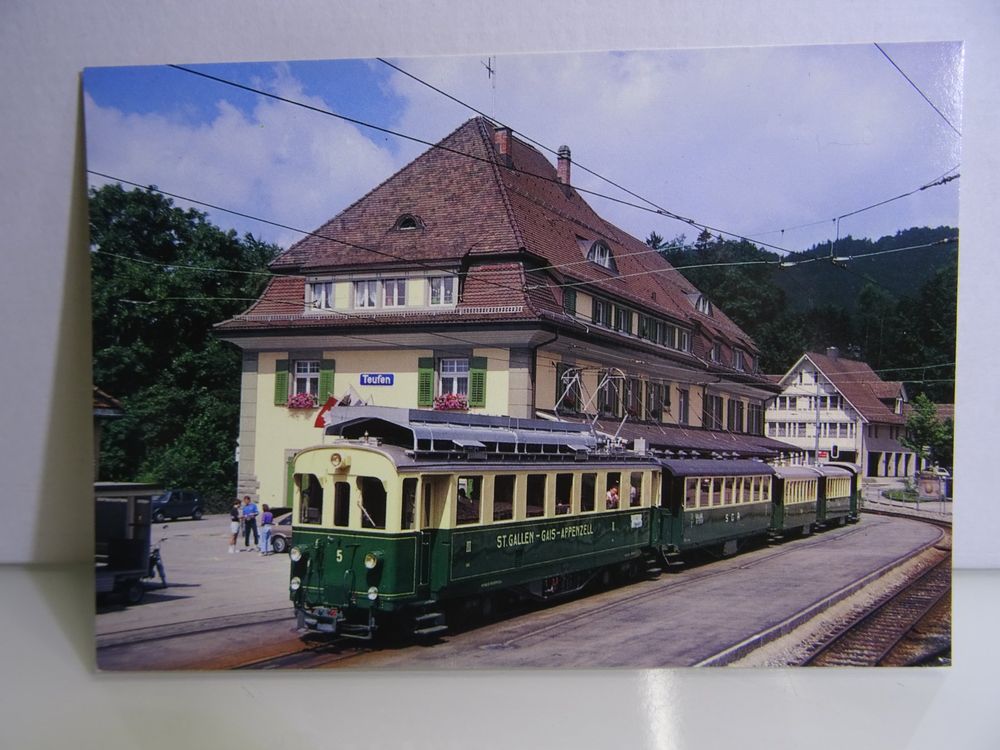 Postkarte Appenzeller Bahn SGA Historischer Zug BCFeh 4/4 5 | Kaufen ...