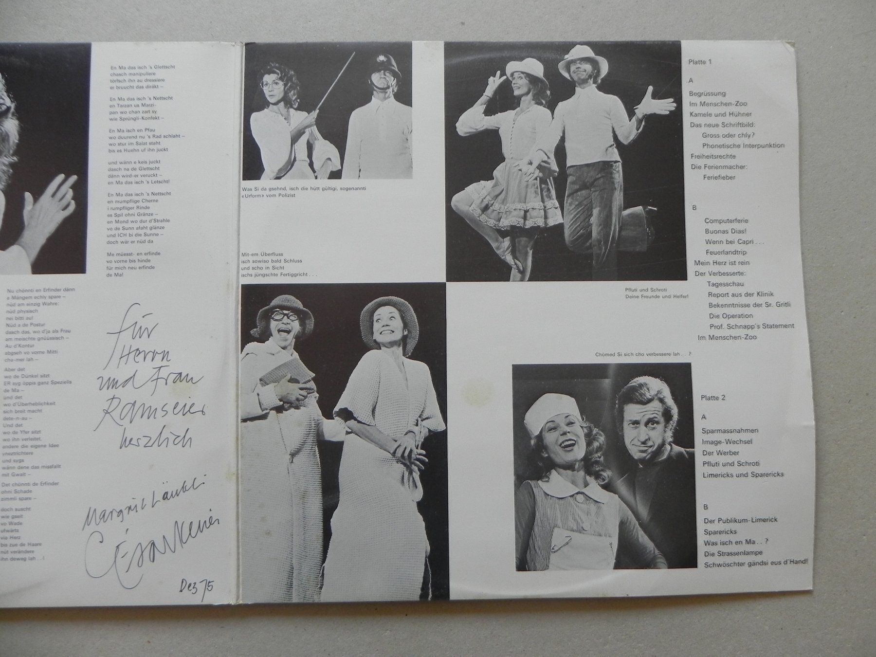 Dischi in vinile: Doppel LP M. Läubli  C. Keiser Autogramm – Usato da Siebnen venduto da krimsie 4