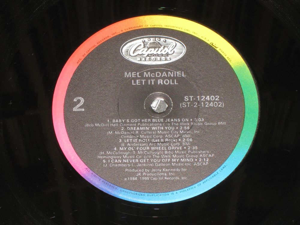 LP - MEL McDANIEL - LET IT ROLL | Kaufen auf Ricardo