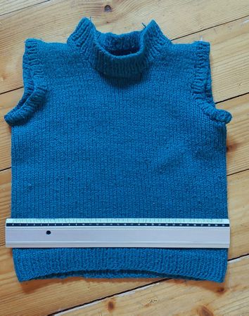 Strickweste Merinowolle 80/86