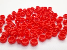 Lego 100 Stk. Flower 1x1 - Rot