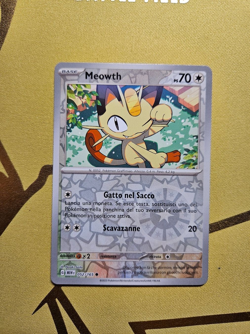 Pokémon Carte collezionabili: 151 - Meowth – Usato da Bellinzona venduto da Pokemarco