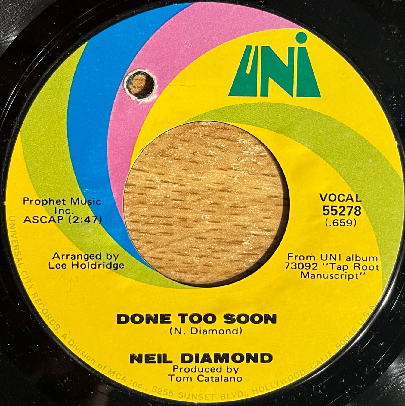 Vinyles: NEIL DIAMOND - I AM... I SAID – D'occasion à Bussigny par vinyl-pas-cher 3