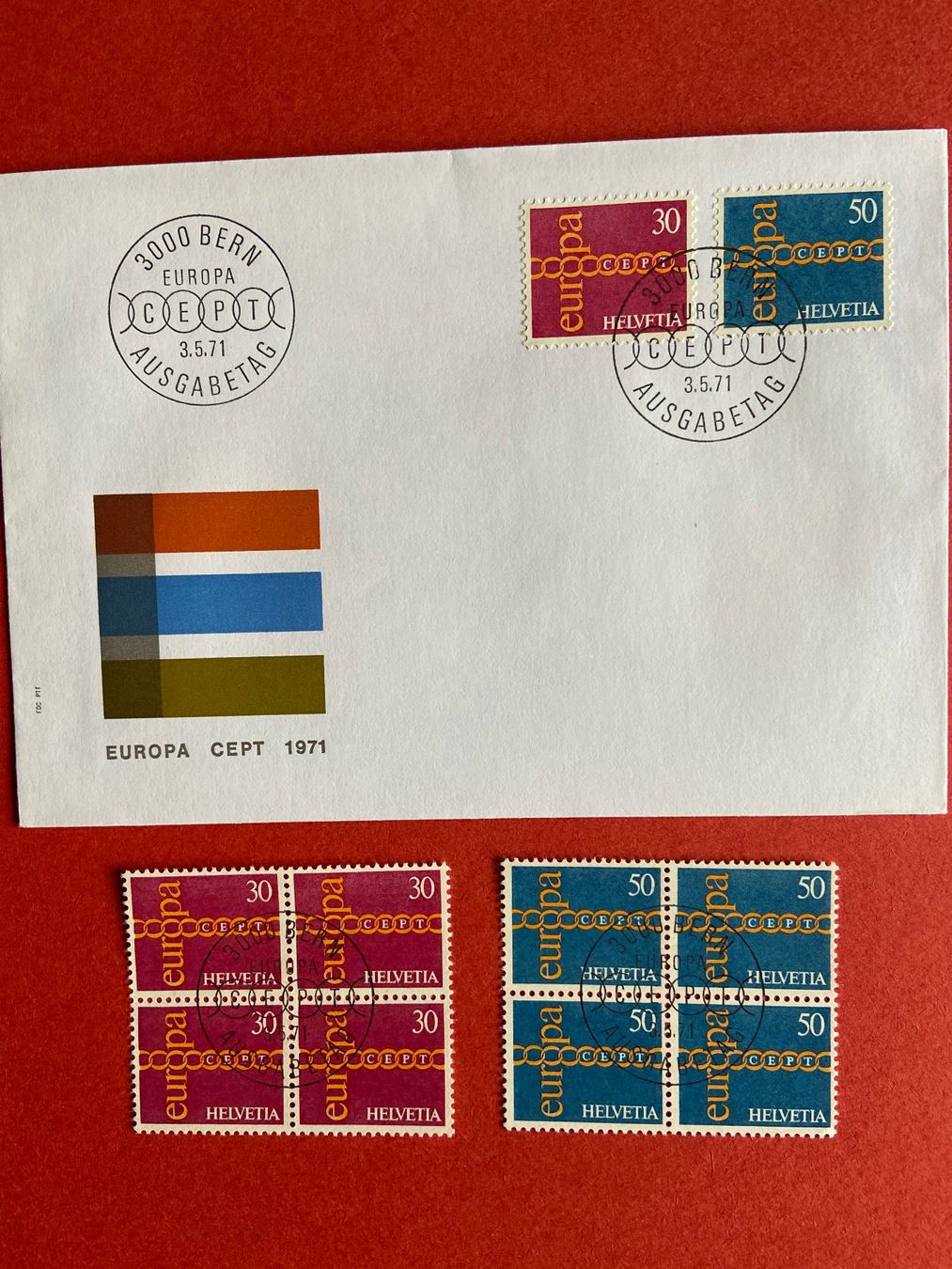 Tutti i francobolli: Lot FDC ET Europa -Marken + 4er Blocks – Usato da Böckten venduto da Hansi36 5