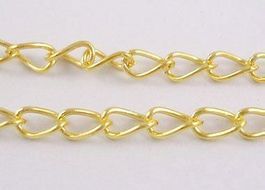 Kette Meterware vergldet   ...je Meter, Glieder 5,5 x 3,5mm