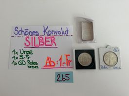 Schönes Konvolut SILBER!