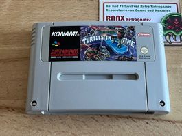 Turtles in Time, original, Super Nintendo SNES guter Zustand