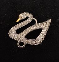 Swarovski  Cygne avec strass scintillants élégant  pendentif