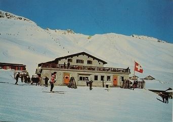 Cartoline postali: Restaurant Marguns CELERINA Skilift – Usato da Jona venduto da philajona