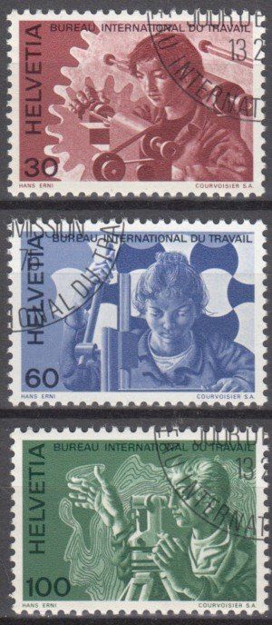 Tutti i francobolli: SBK D lV 106 - 108 mit ET – Usato da Bürglen TG venduto da StampGraf