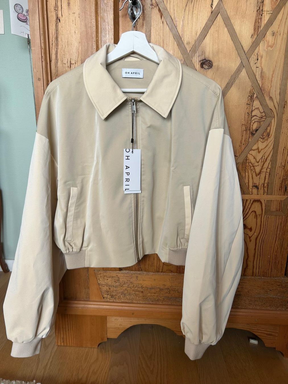 Giacche: OH APRIL MAE - Kunstlederjacke - bright mud soft sand/sand – Nuovo (secondo la descrizione) da Burgdorf venduto da velo_29 3